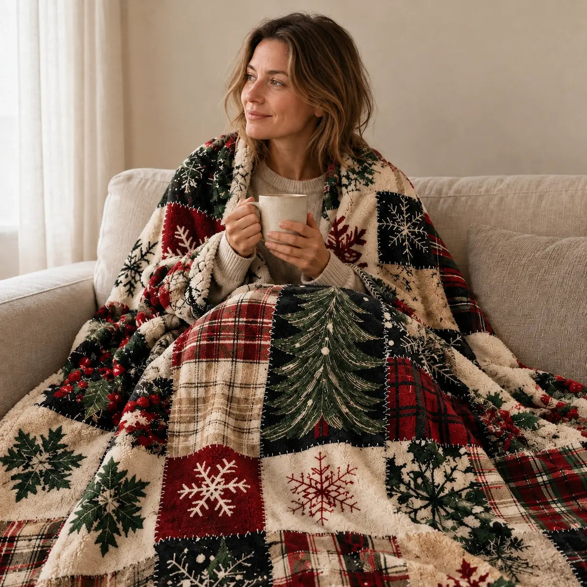 Grand Plaid de Noël