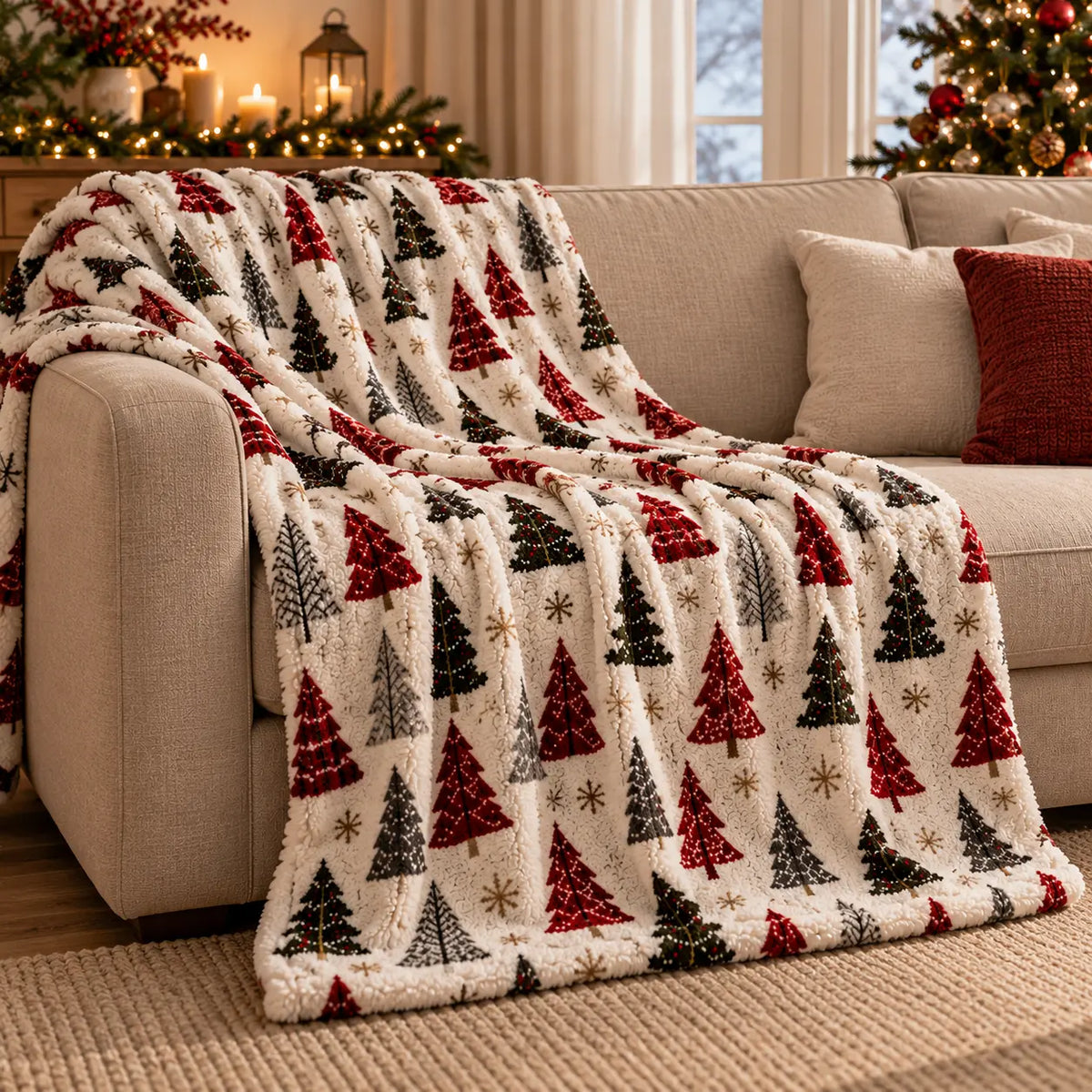 Plaid Canapé de Noël