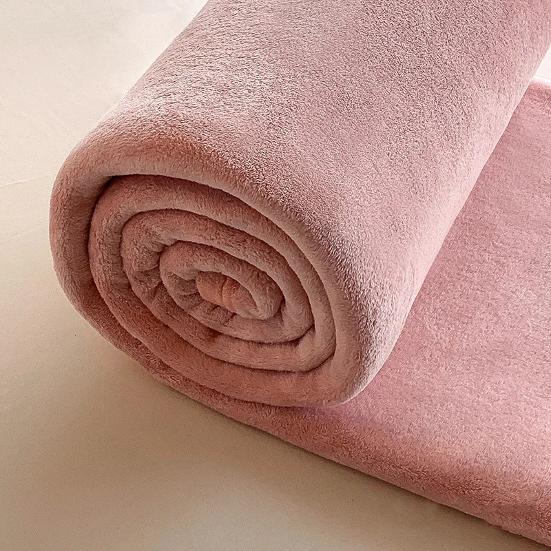 Plaid Rose – Flanelle Douce et Légère - vue 4 | Aolina