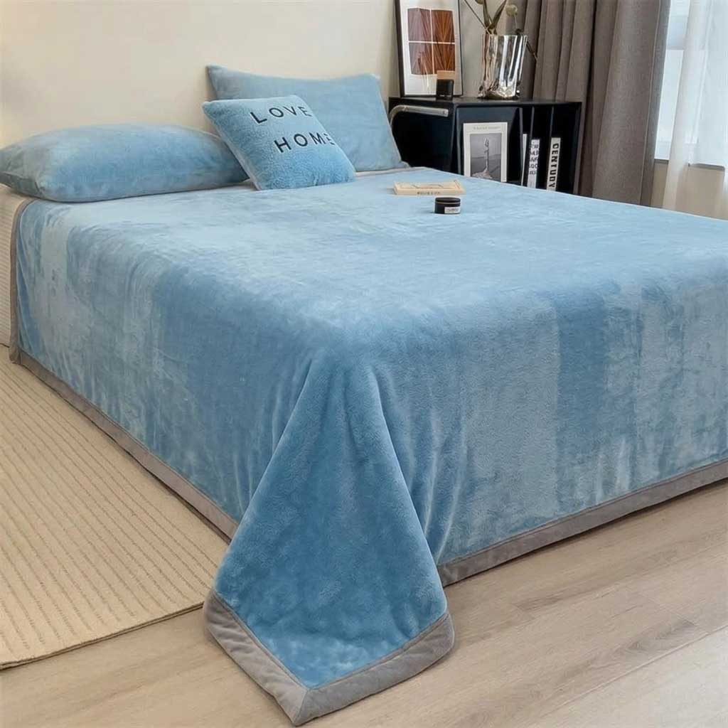 Plaid Ciel – Velours Doux et Chaud Uni - vue 3 | Aolina