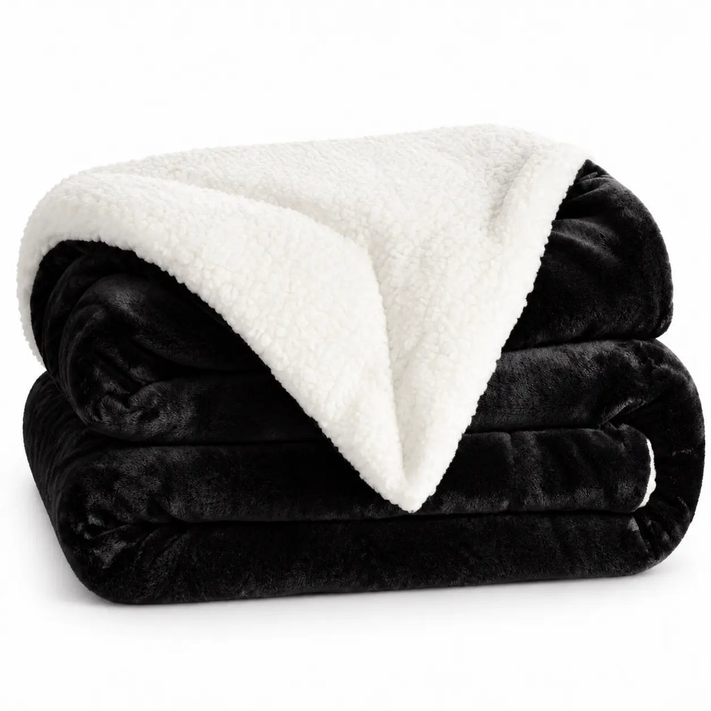 Plaid Sherpa Chaud Réversible