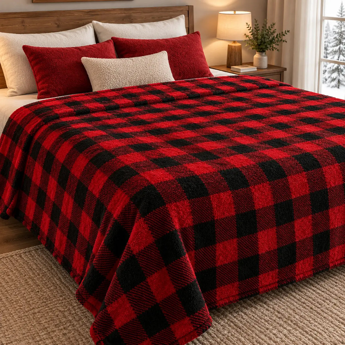 Plaid Écossais à Grands Carreaux