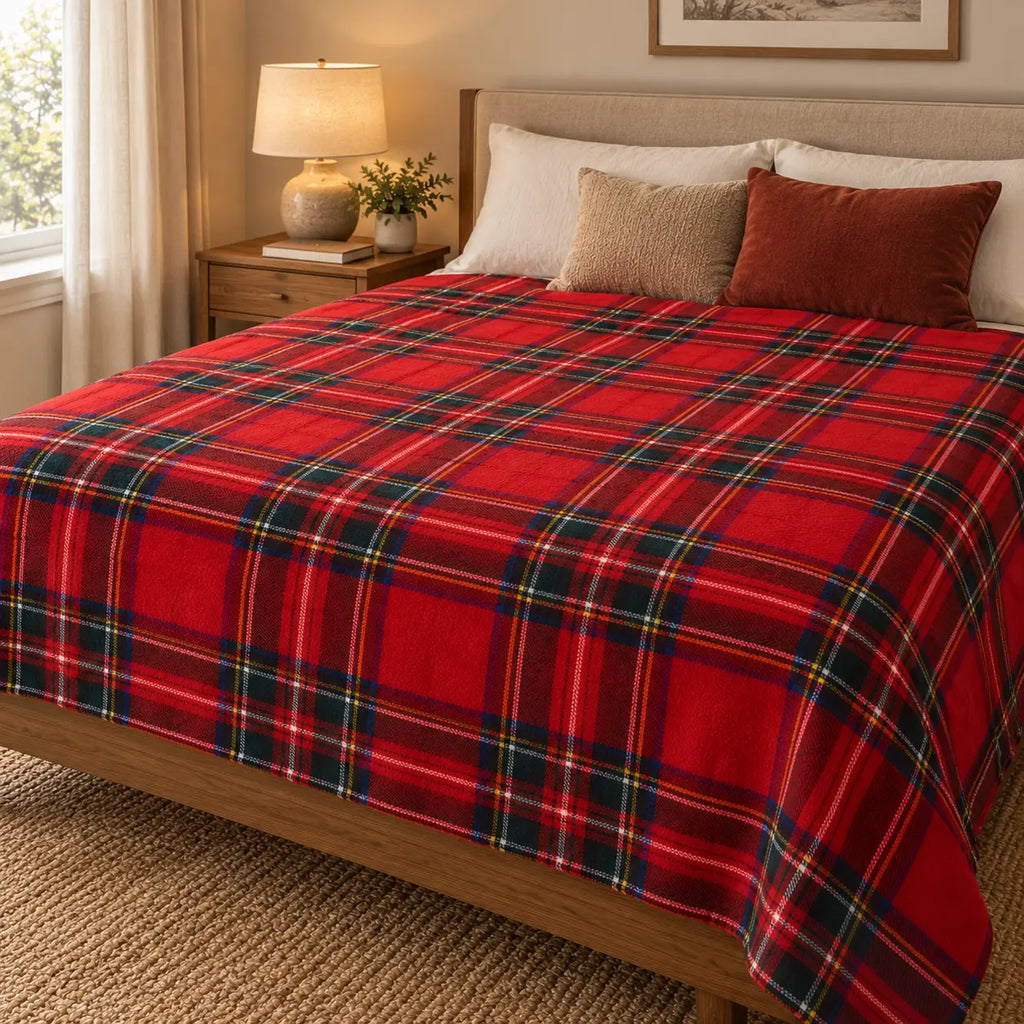Plaid Canapé Tartan