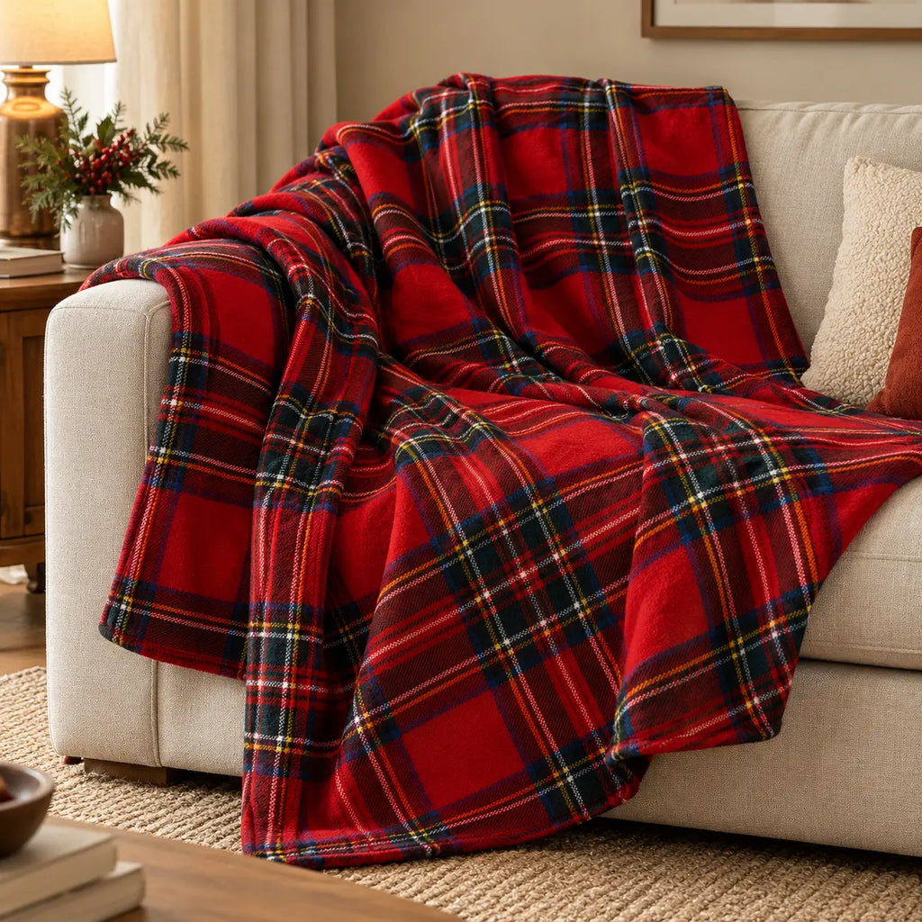 Plaid Canapé Tartan