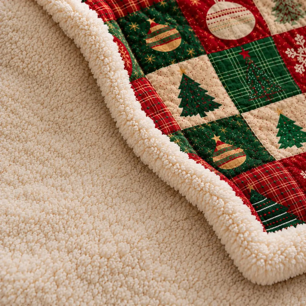 Plaid Patchwork de Noël