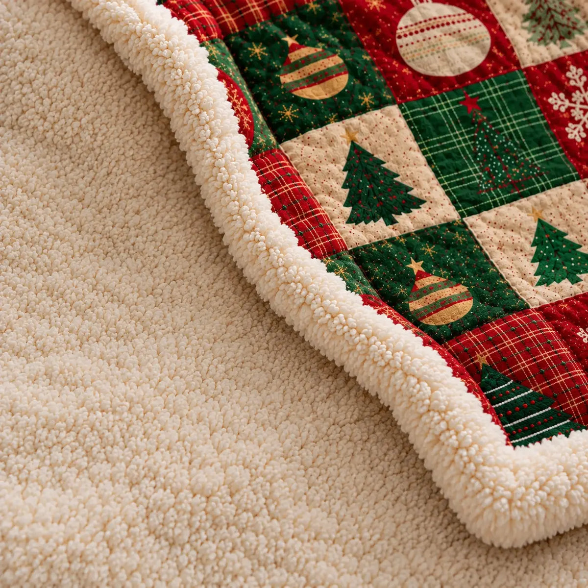 Plaid Patchwork de Noël