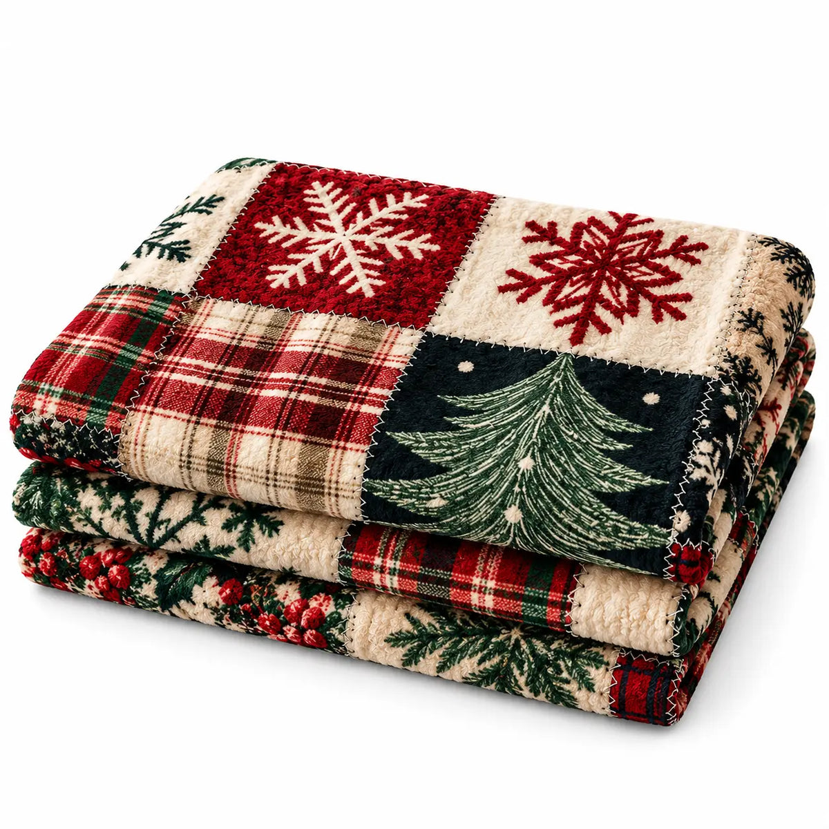 Grand Plaid de Noël