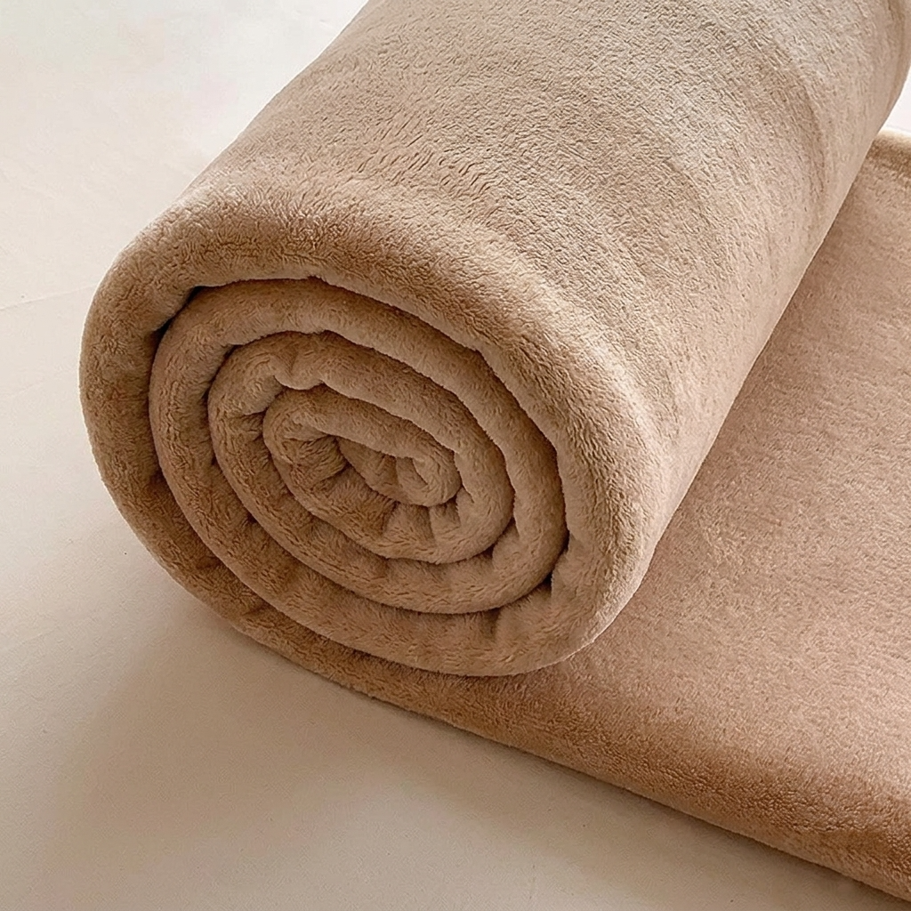 Plaid Cannelle – Flanelle Douce et Légère - vue 4 | Aolina